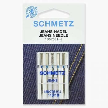 Иглы SCHMETZ для швейных машин № 110/18 джинс 5 шт 0708143