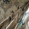 Коттон c напылением Cavalli 063-14892 серебристо-зеленый