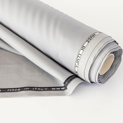 Ткань костюмная К36-143 светло-серый однотонный