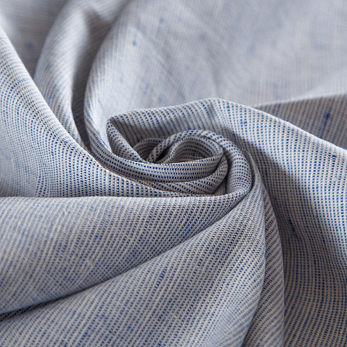 Лен натуральный Paul Smith 035-16522 выбеленный голубой деним