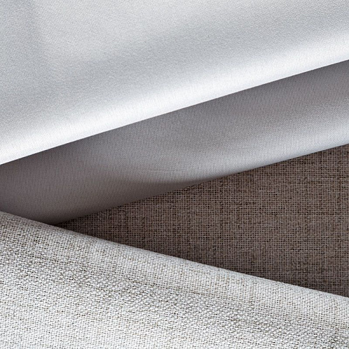 Ткань портьерная блэкаут рогожка h-280 см 10-02-04502 светло-серый