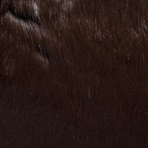Мех искусственный 037-08806 коричневый однотонный