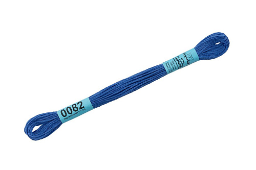 Нитки для вышивания Gamma мулине 8 м 0082 васильковый