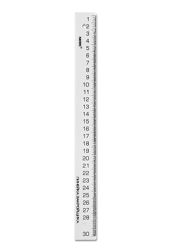 Линейка закройщика 30 см пластик ЛЗ-30