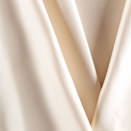Сатин-тафта 001-07330 топленое молоко однотонный