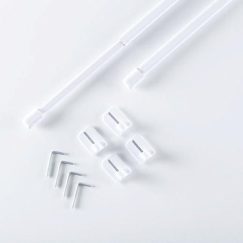Мини-карниз "Кафе" 60-80 см 61.00.10.060 белый 